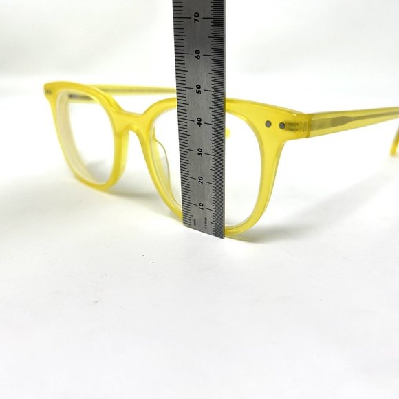 Eyebuy Direct  Kaleidoscope Glasses Square Iridescent Yellow Eyeglasses Frame - Picture 11 of 15